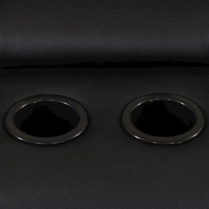 Max Power Recliner Living Room Set Black