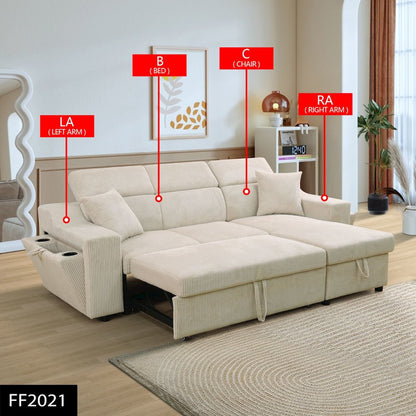 Max Power Recliner Living Room Set Off-White