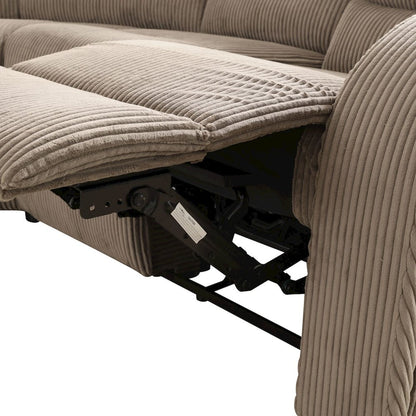 Max Power Recliner Living Room Set, Brown