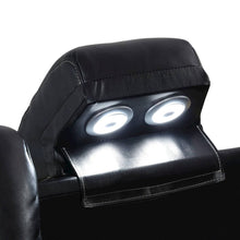 Max Power Recliner Living Room Set with LED Black