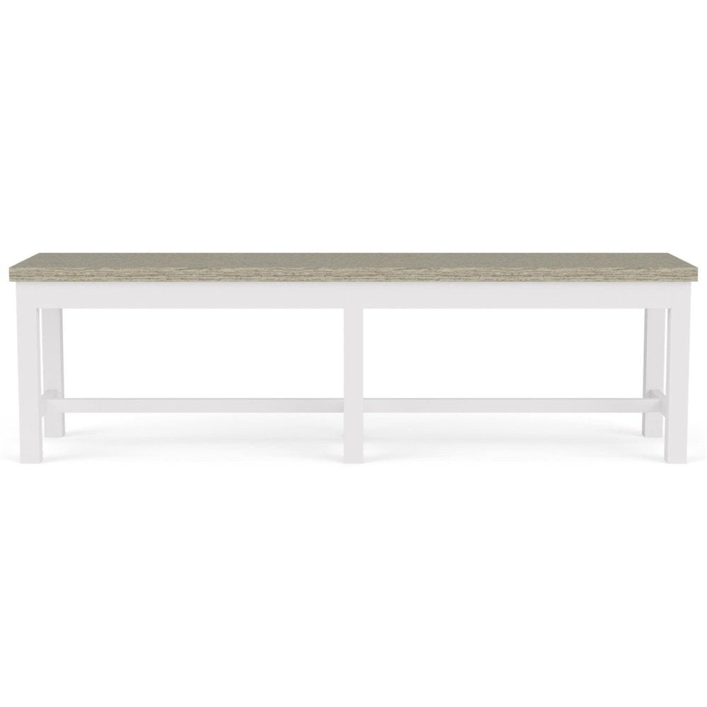 Beige Upholstered Dining Bench – Elegant Bedroom or Bed Bench Option