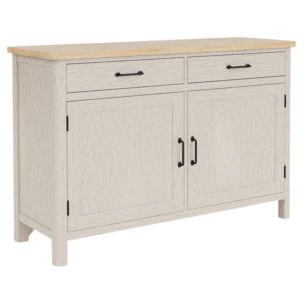 Buffet Cabinet with Storage – Beige Sideboard and Coffee Bar Cabinet