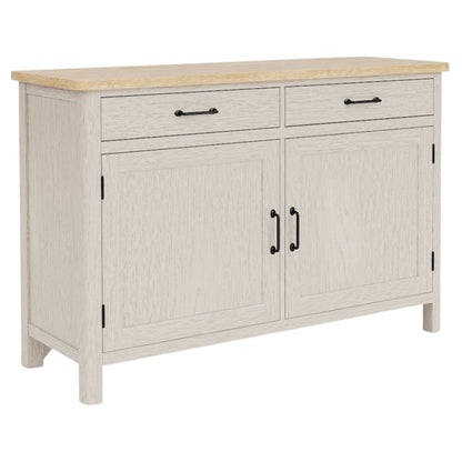 Buffet Cabinet with Storage – Beige Sideboard and Coffee Bar Cabinet