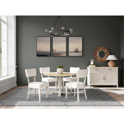 Glenndale Upholstered Cream Dining Chair (Set of 2)