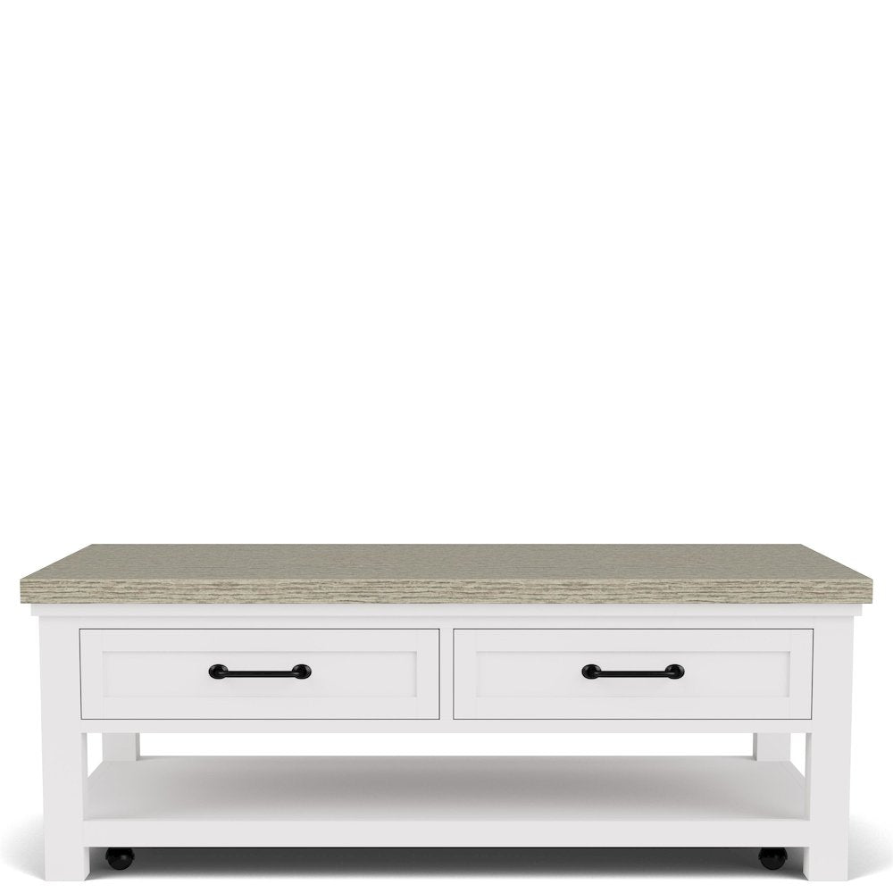 Cora Two Drawer Coffee Table Large