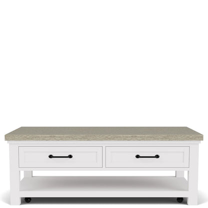 Cora Two Drawer Coffee Table Large