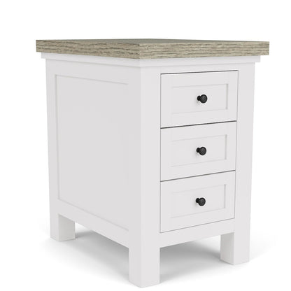 Cora Three Drawer End Table