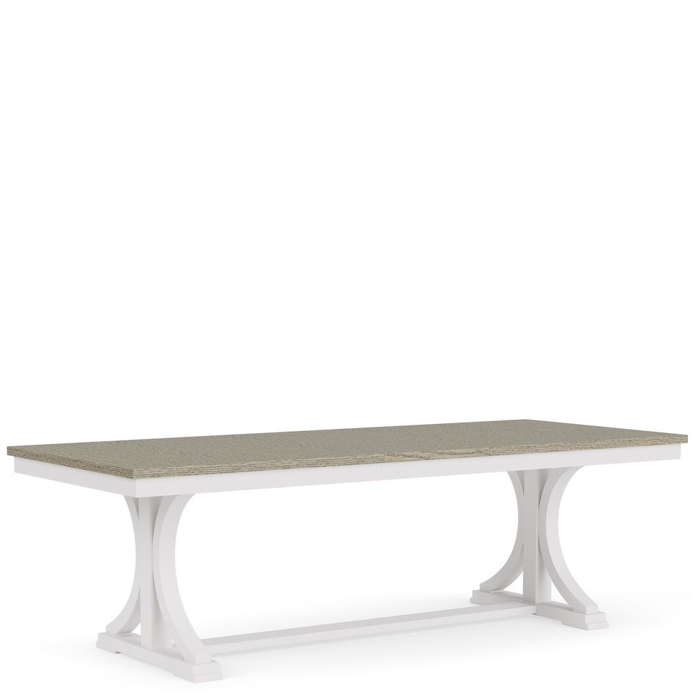 Cora White Trestle Dining Table