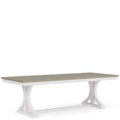 Cora White Trestle Dining Table
