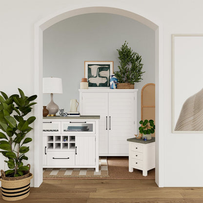 Cora Three Drawer End Table