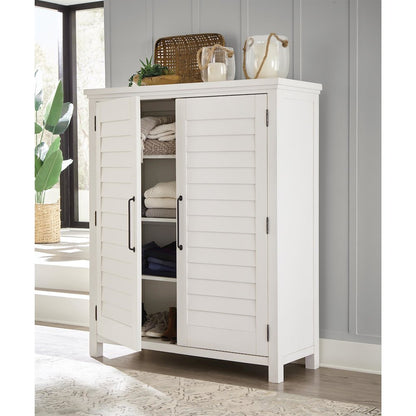 Cora White Storage Armoire
