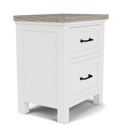 Cora Two Drawer Nightstand