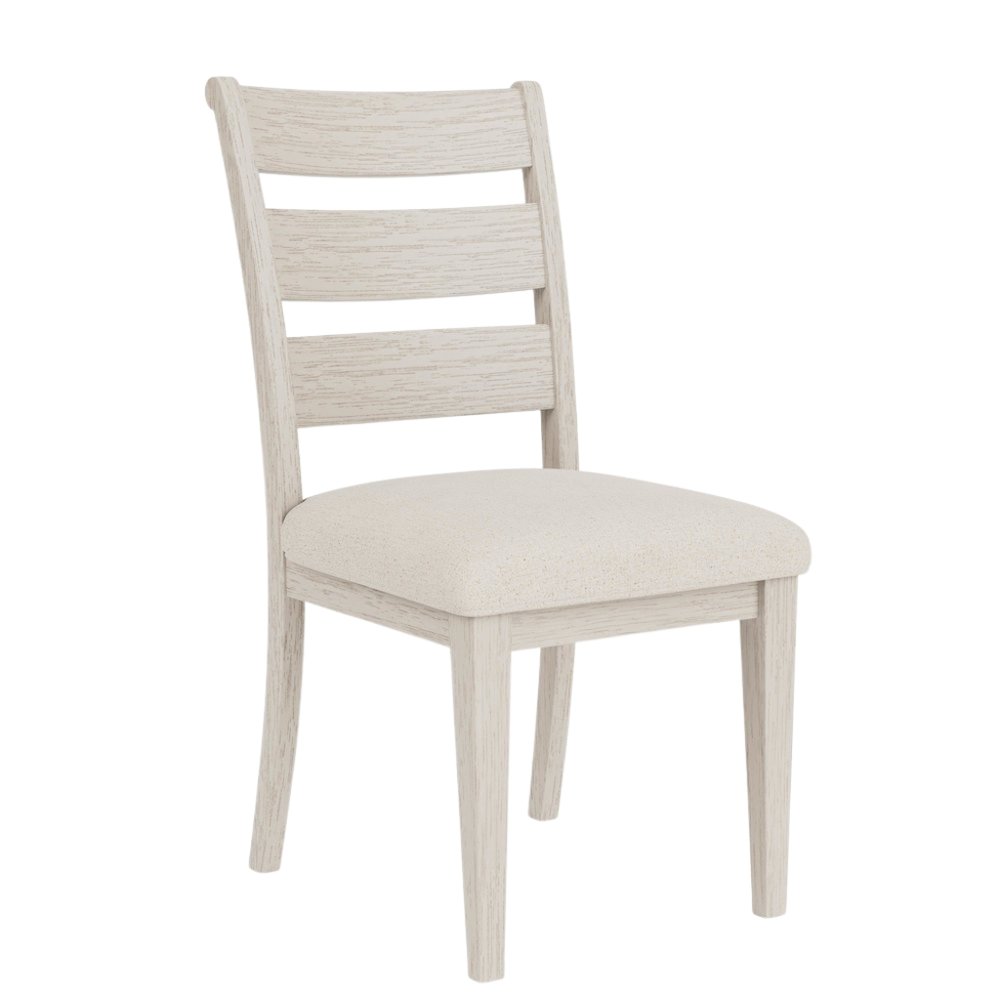Beige Upholstered Dining Chair for Kitchen or Elegant Dining Room Use, Set of 2