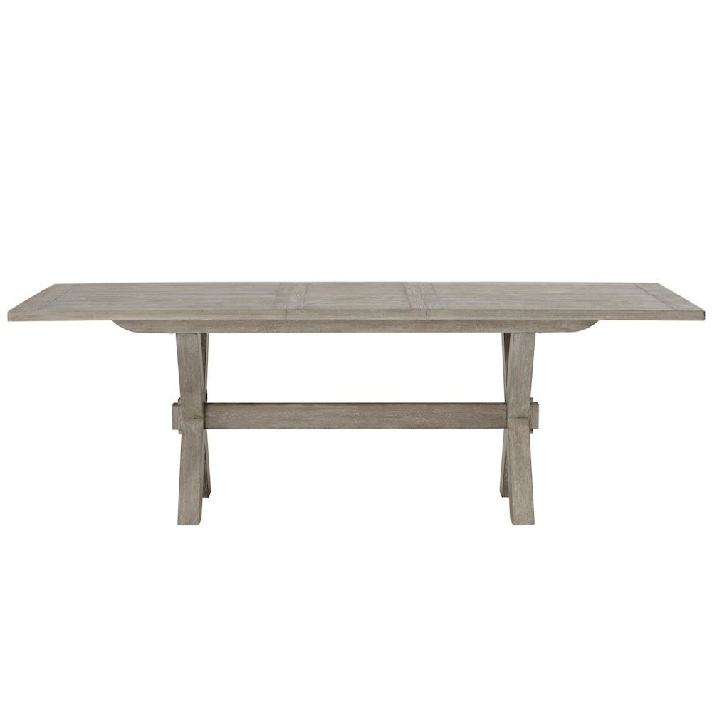Gray Rectangular Dining Table, 48 Inch Dining Table for Kitchen or Dining Room