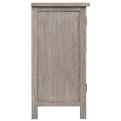Gray Buffet Cabinet with Storage – Wood Kitchen Sideboard Cabinet