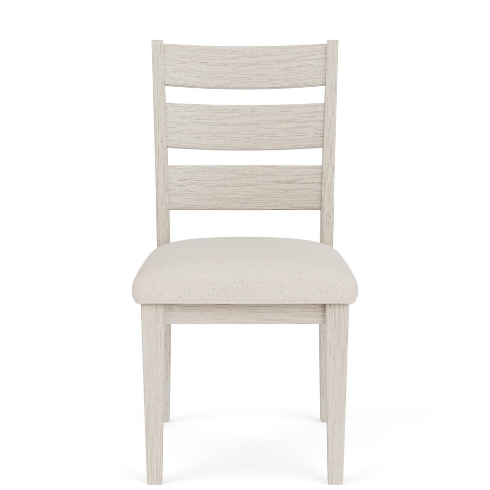 Beige Upholstered Dining Chair for Kitchen or Elegant Dining Room Use, Set of 2