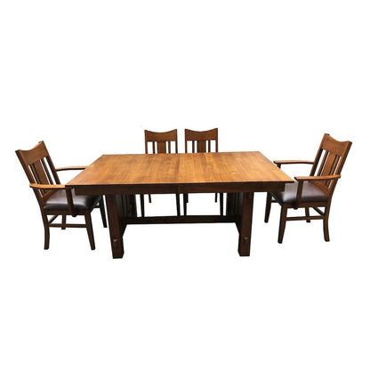 Mission Quarter Sawn Oak Dining Table - Michael's Cherry