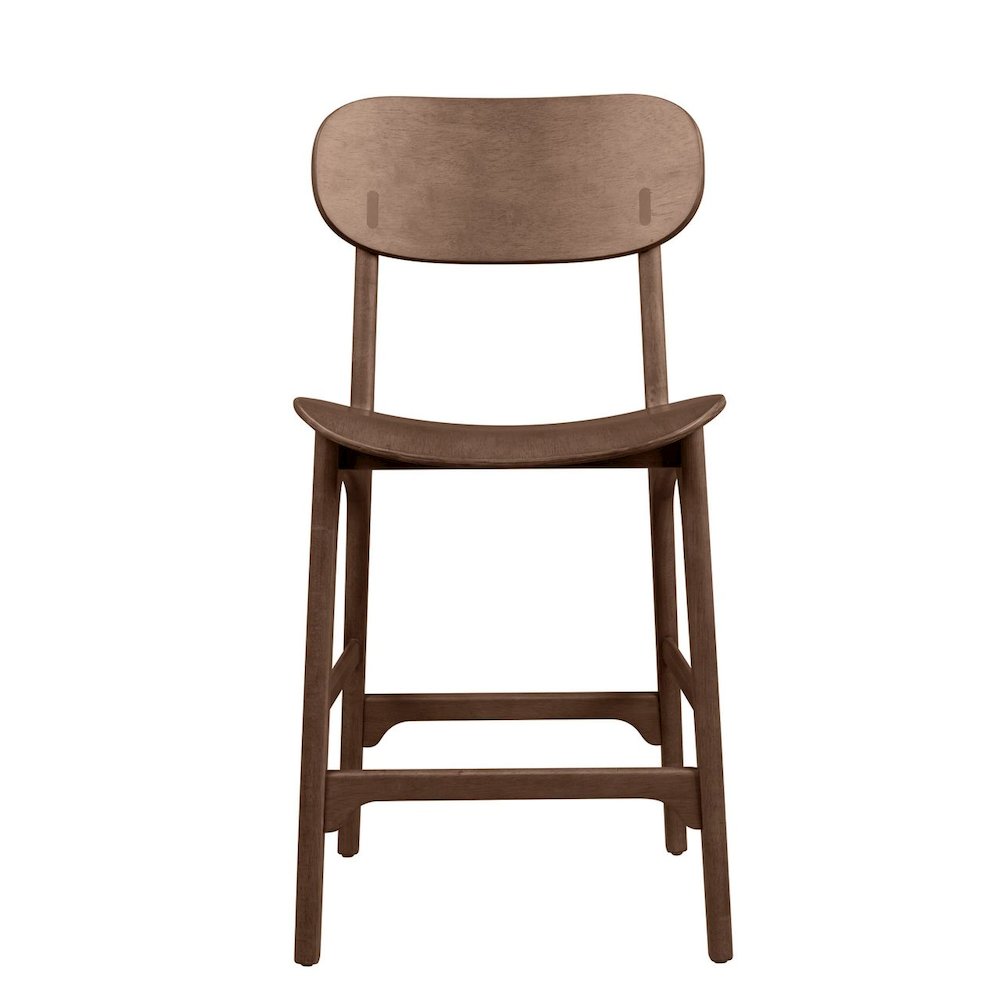 Solvang Wood Counter Stool - Carbonite Finish