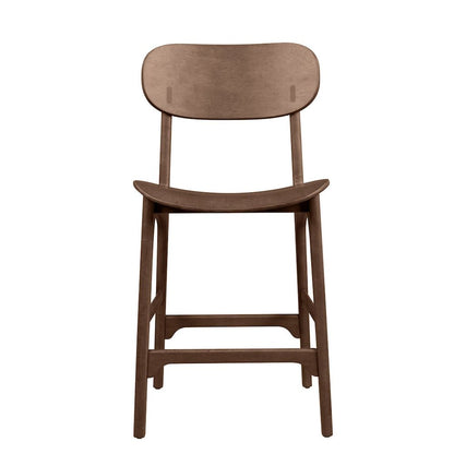 Solvang Wood Counter Stool - Carbonite Finish