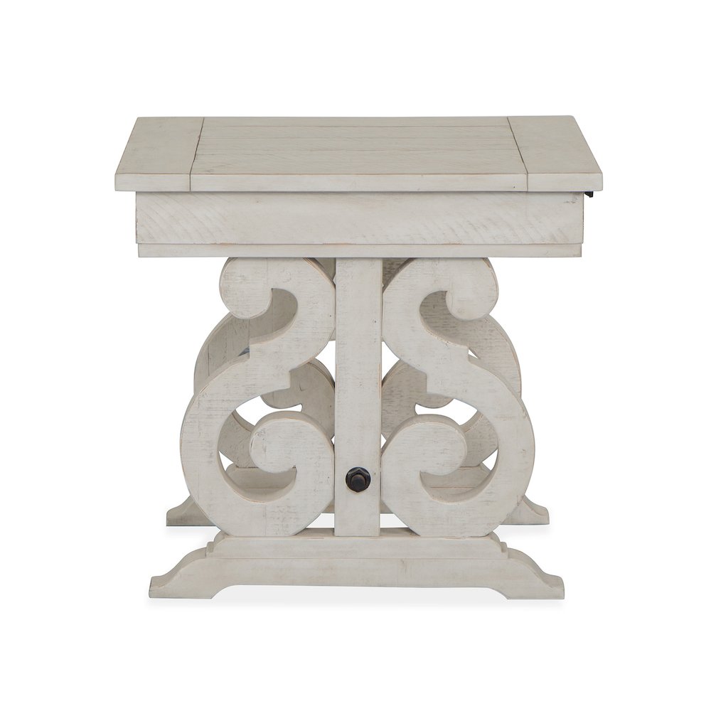 Bronwyn Alabaster Rectangular End Table