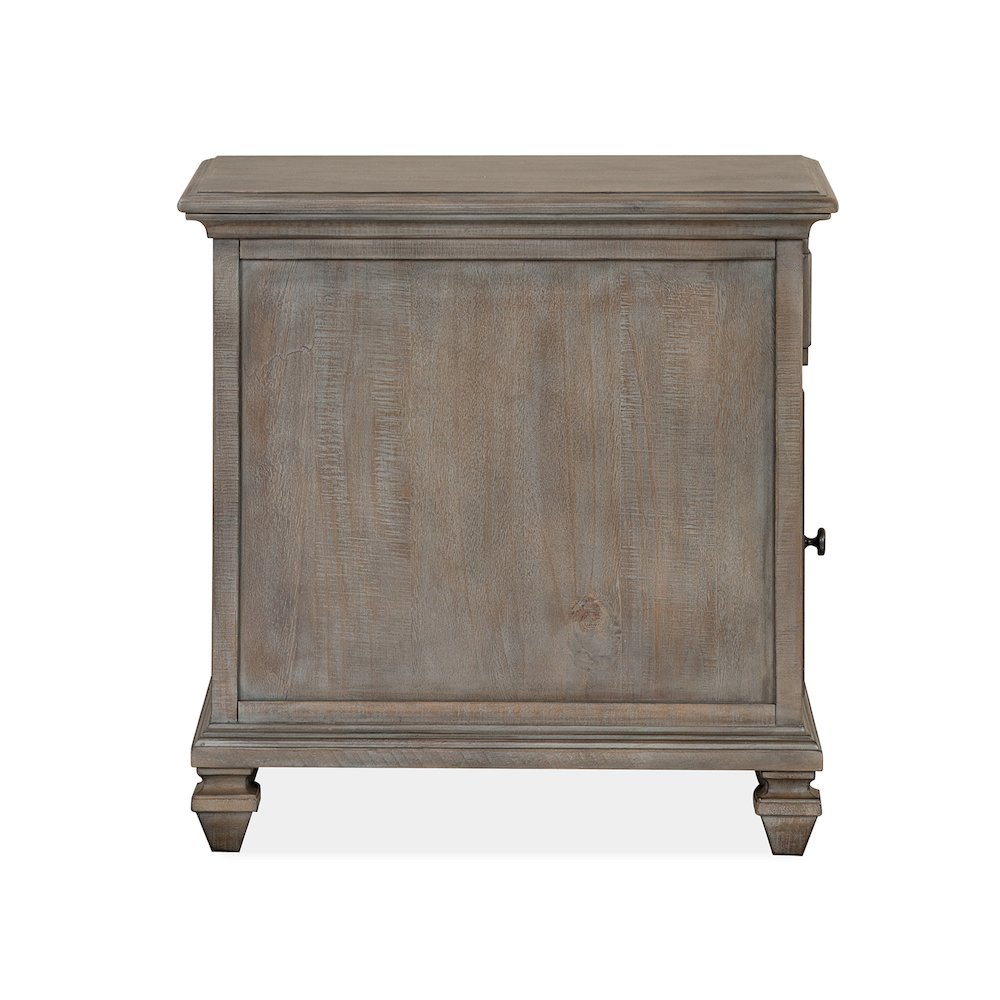 Lancaster Dovetail Grey Chairside End Table
