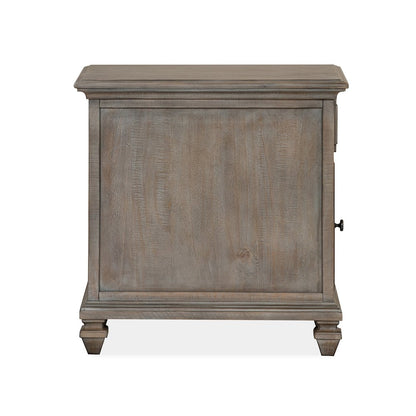 Lancaster Dovetail Grey Chairside End Table