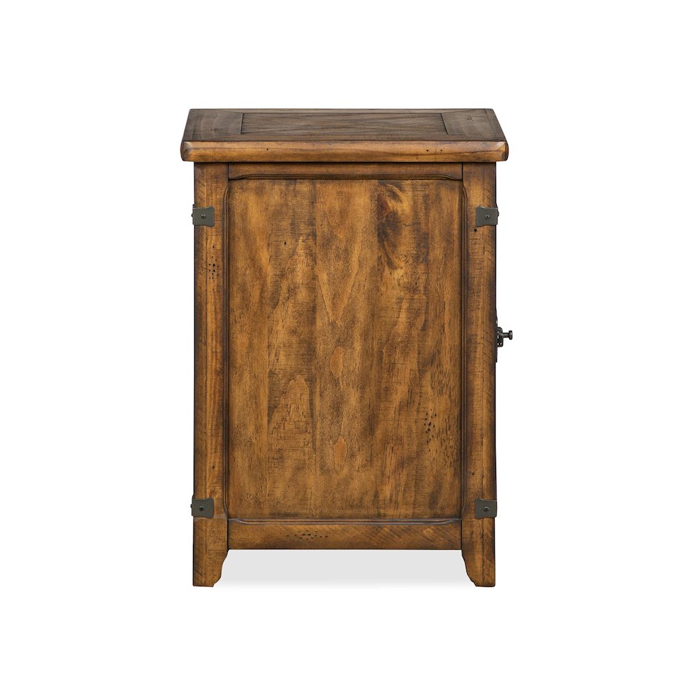 Chesterfield Farmhouse Timber Chairside End Table