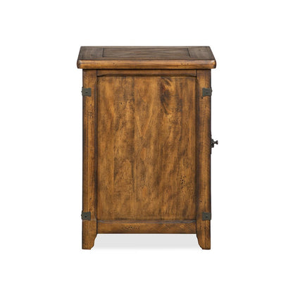 Chesterfield Farmhouse Timber Chairside End Table