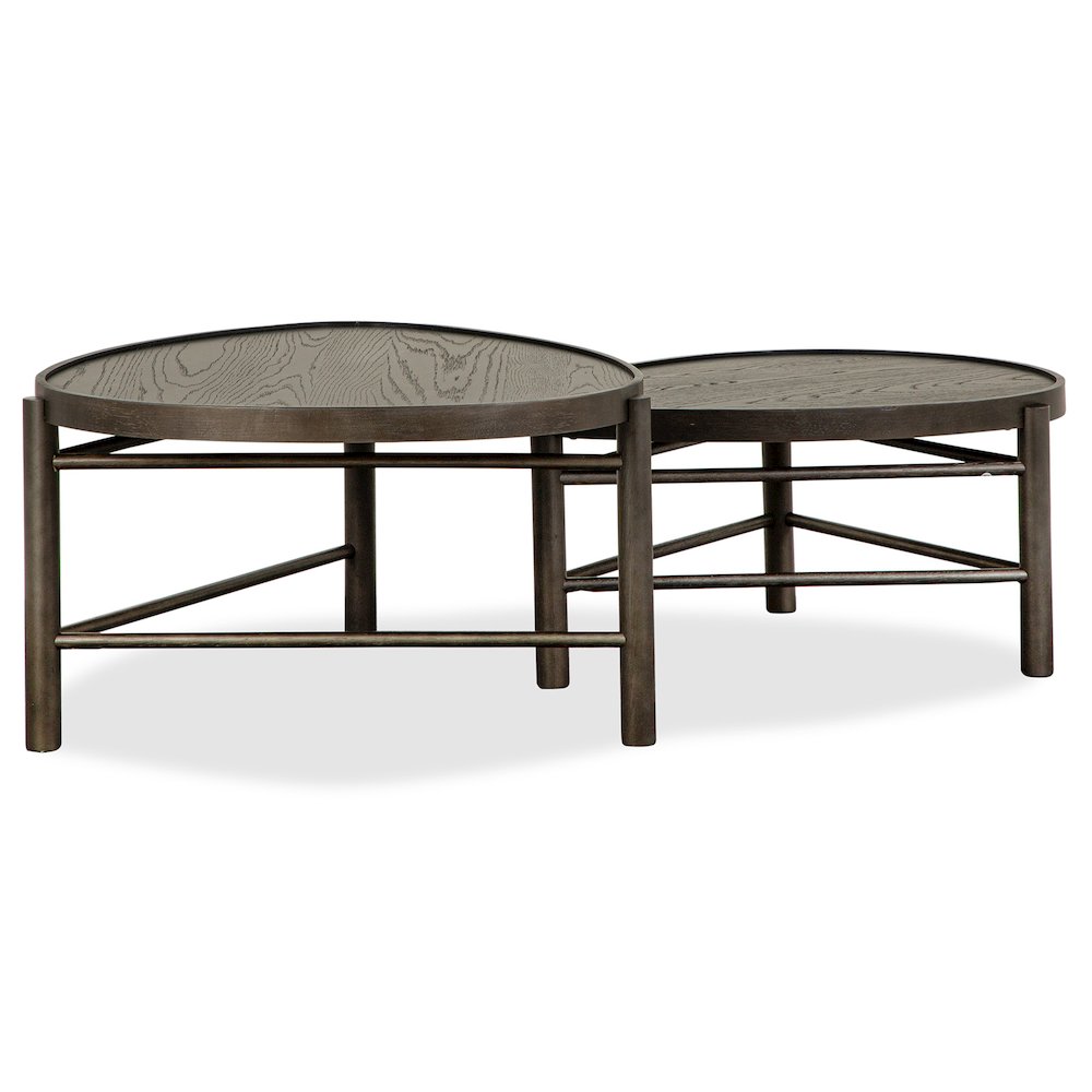 Hadleigh Black Coffee Bean Shaped Nesting Cocktail Table