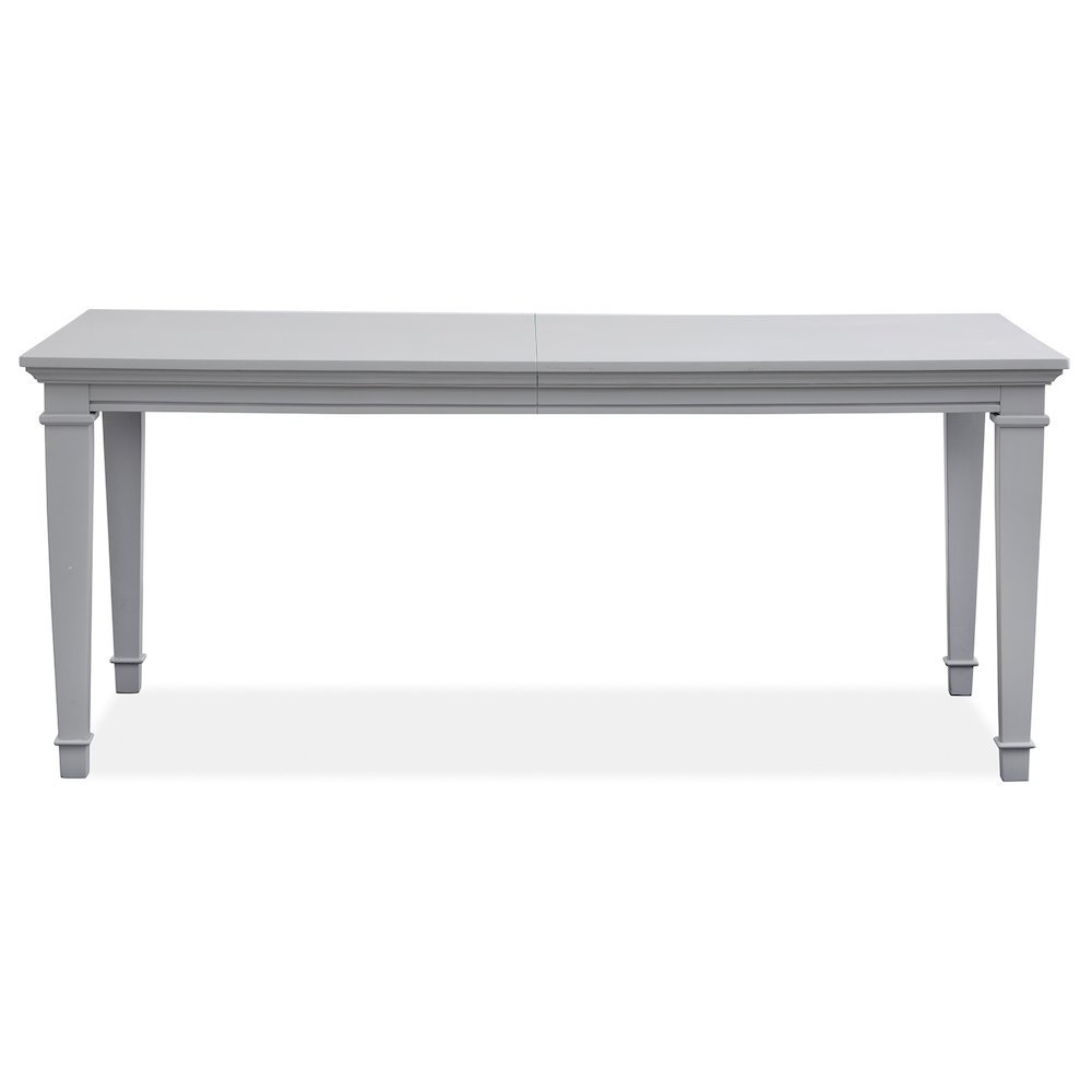 Charleston Harbor Gray Grey Extendable Rectangular Dining Table