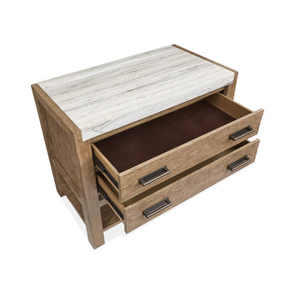 Plum Creek Sierra Brown Open Nightstand