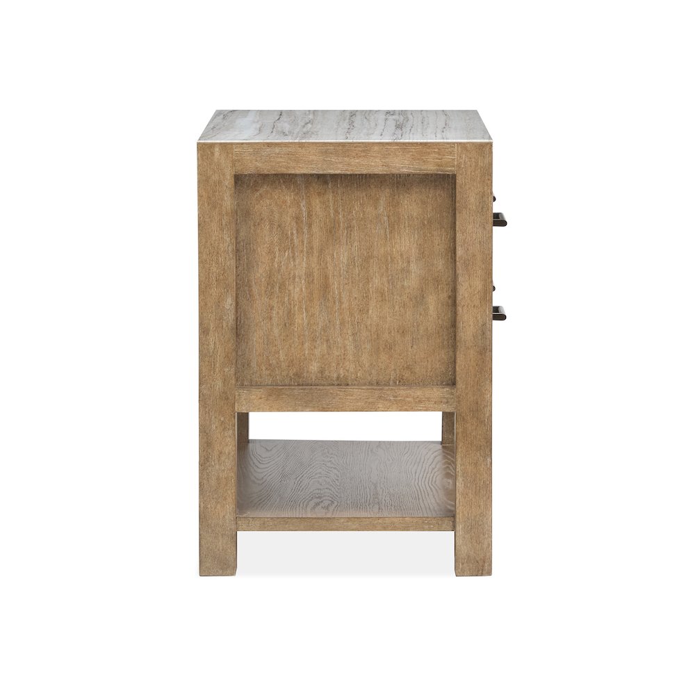 Plum Creek Sierra Brown Open Nightstand
