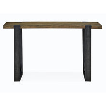 Bowden Rustic Honey And Distressed Iron Rectangular Sofa Table