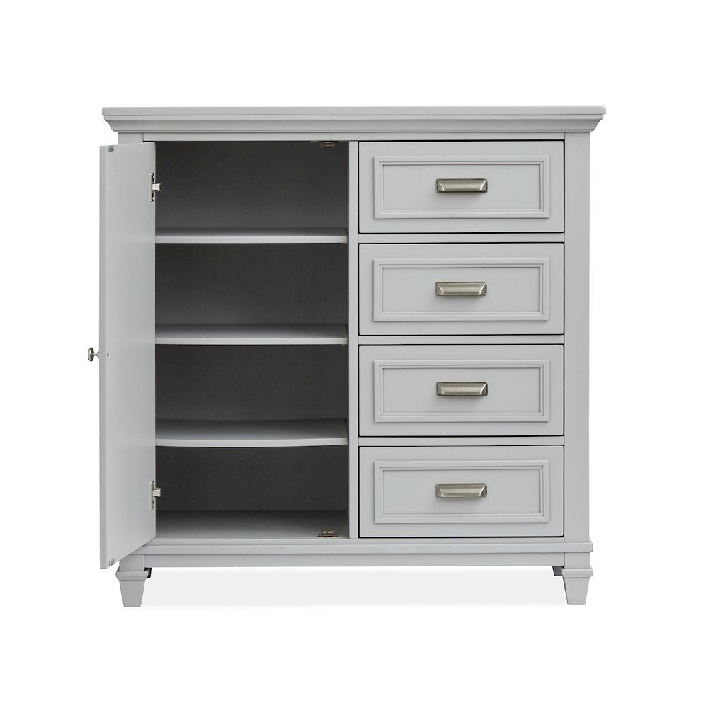 Charleston Harbor Gray Grey Door Chest