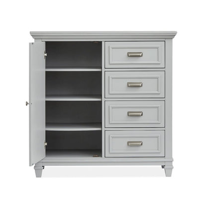 Charleston Harbor Gray Grey Door Chest