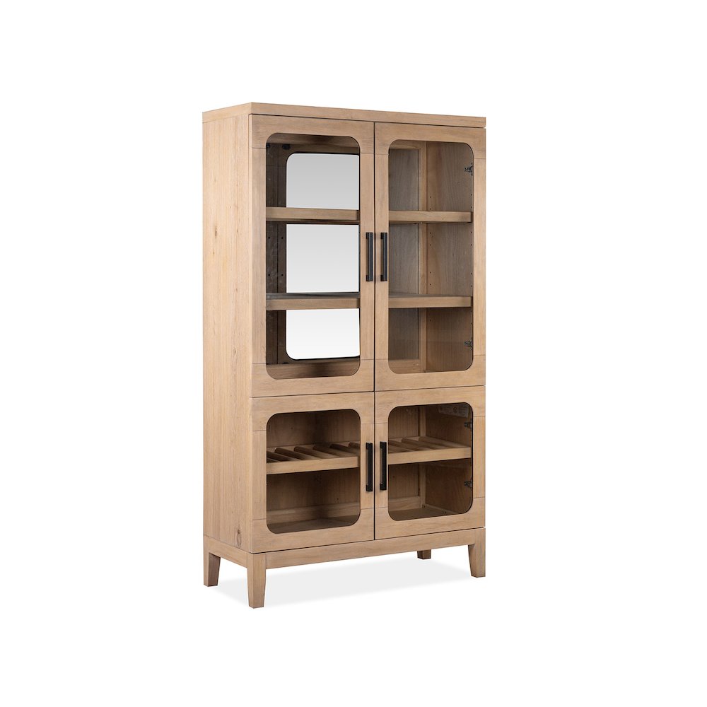 Somerset Butternut Buffet Curio