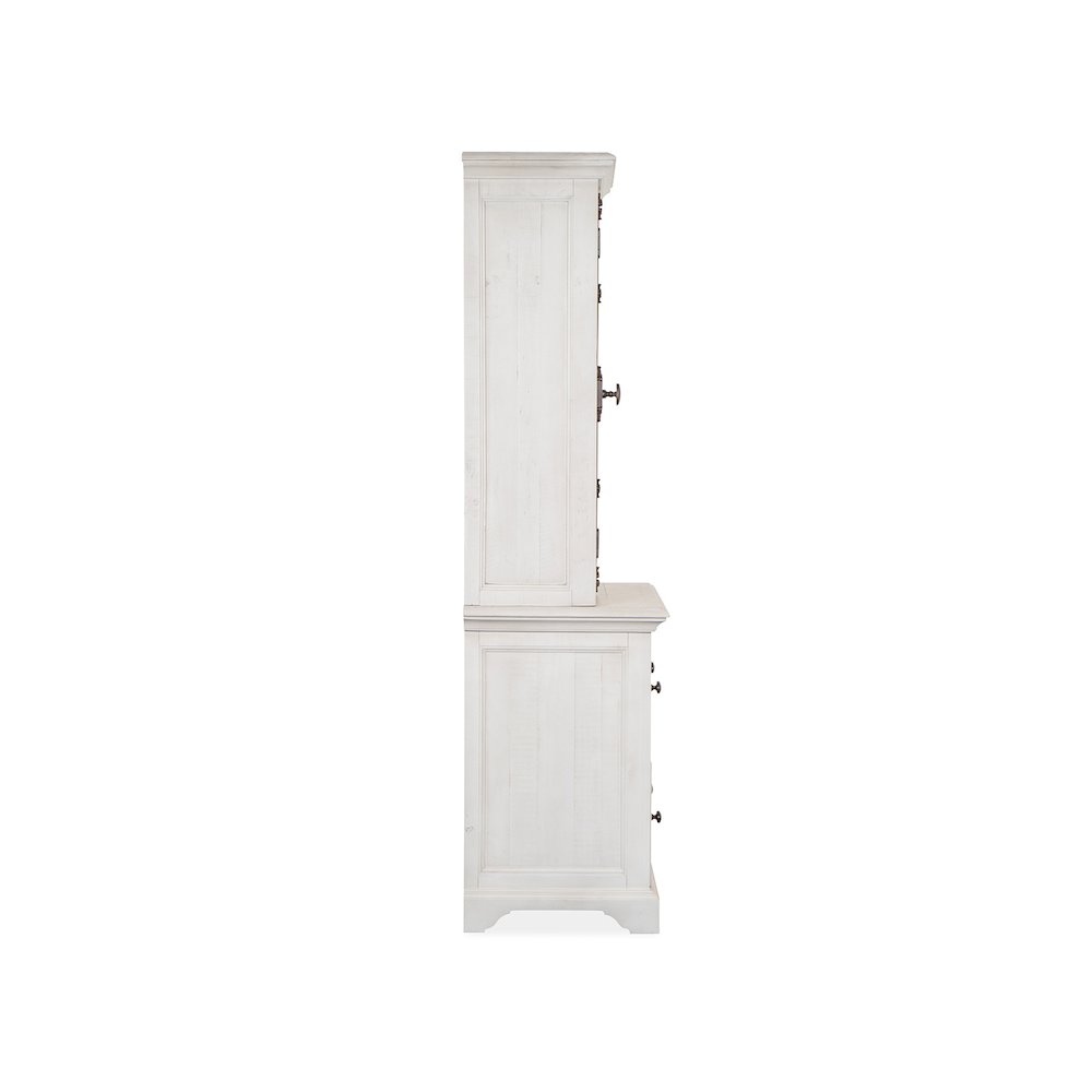 Bronwyn Alabaster Lateral File With Hutch