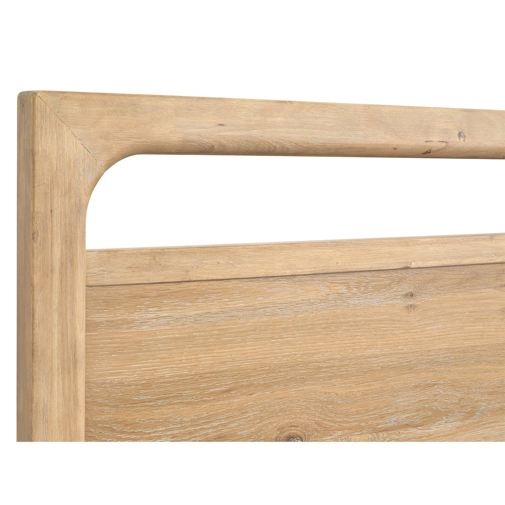 Somerset Butternut King Panel Bed