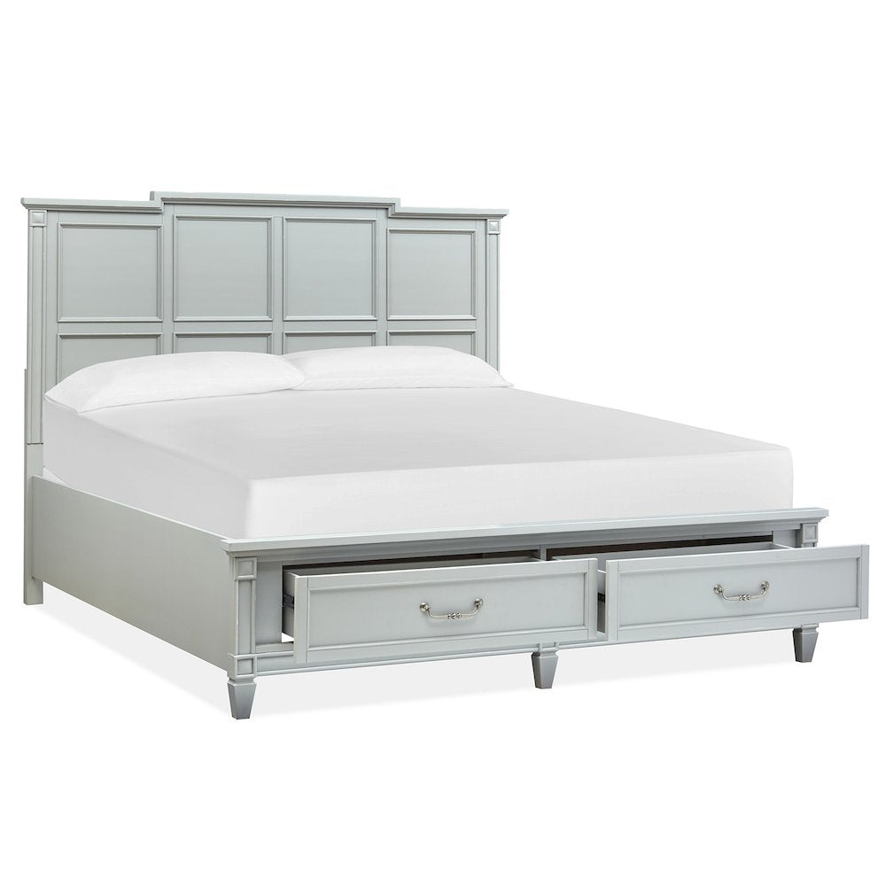 Glenbrook Pebble King Panel Storage Bed