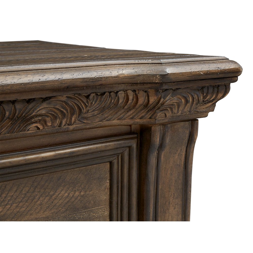 Durango Willadeene Brown Drawer Dresser With Shaped Mirror