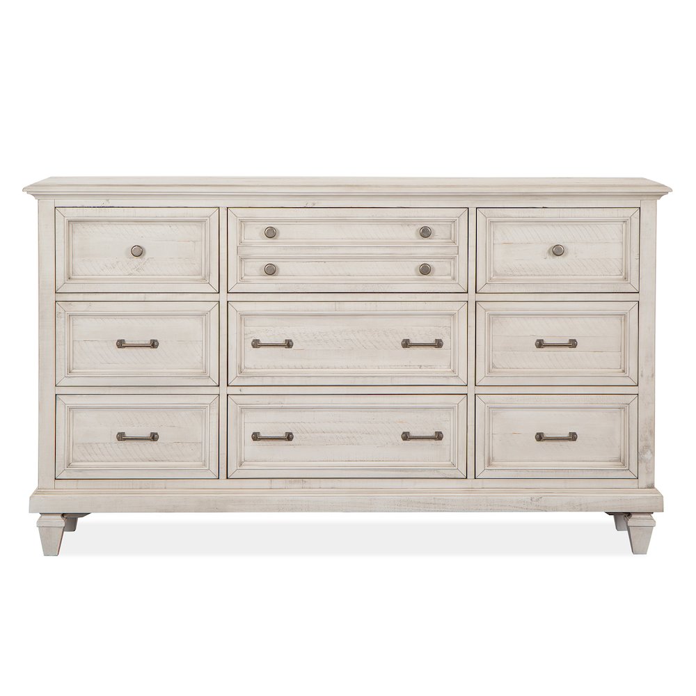 Newport Alabaster Drawer Dresser With Landscape Mirror