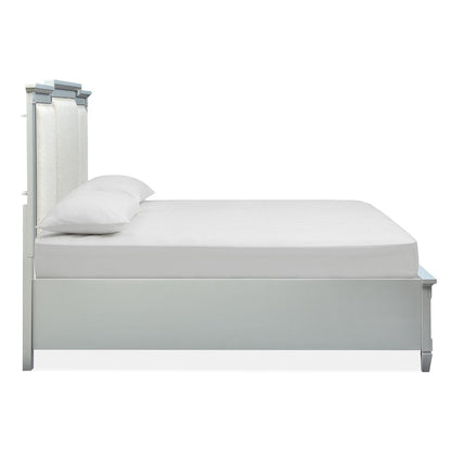 Glenbrook Pebble King Upholstered Panel Storage Bed
