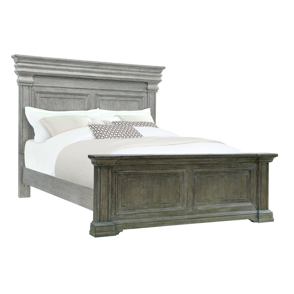 Pulaski Madison Ridge Natural Bark King/California King Panel Footboard/Slats