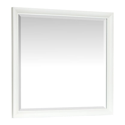Springhouse Whisper White Landscape Mirror