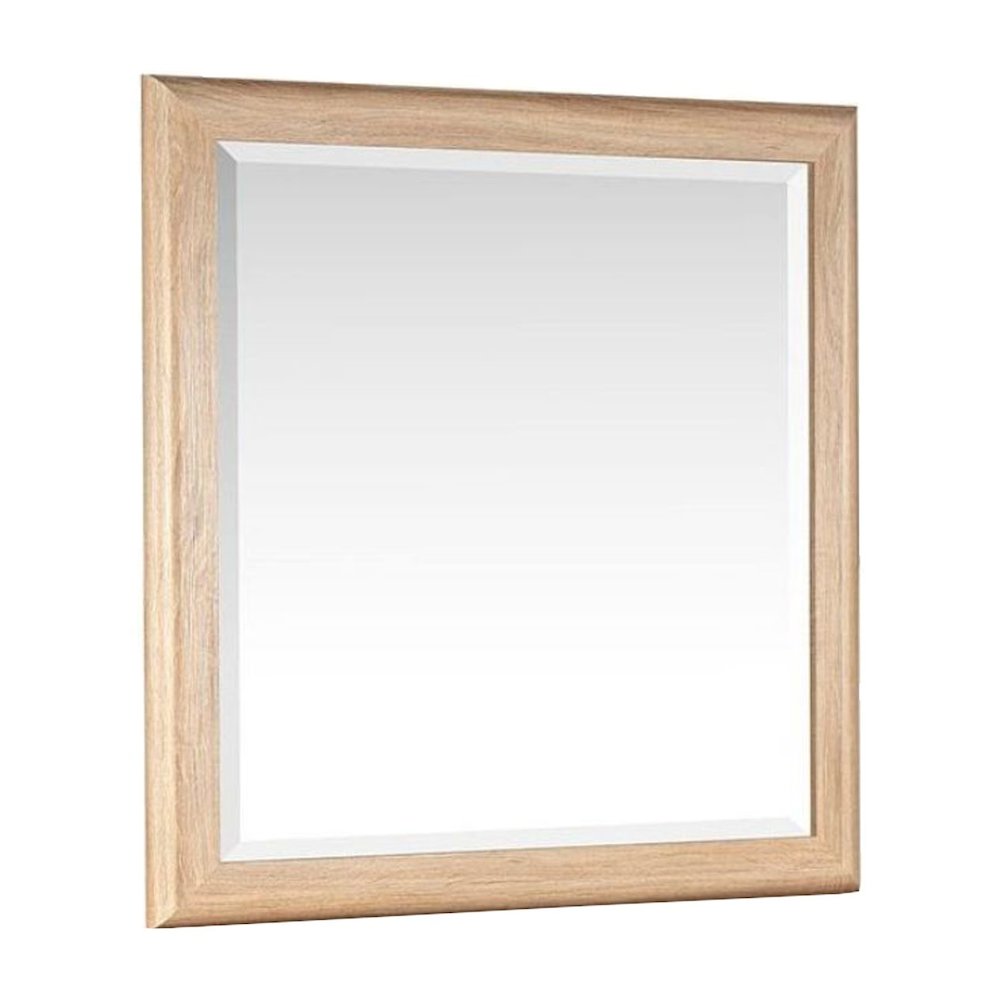 Brentwood Heights Provincial Brown Single Drawer Dresser With Portrait Mirror