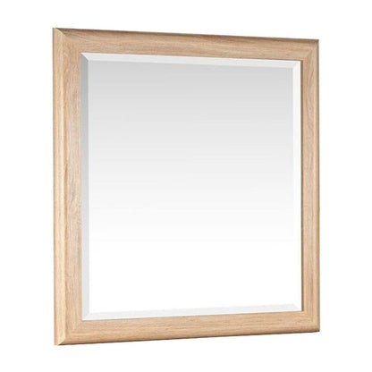 Brentwood Heights Provincial Brown Single Drawer Dresser With Portrait Mirror