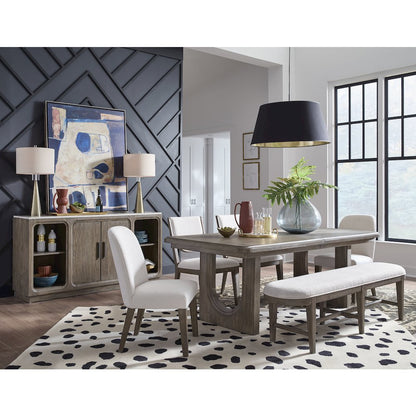 Westbourne Dark Umber Extendable Trestle Dining Table