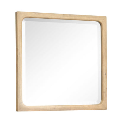 Somerset Butternut Landscape Mirror