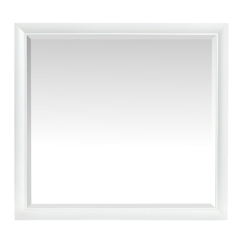 Springhouse Whisper White Landscape Mirror