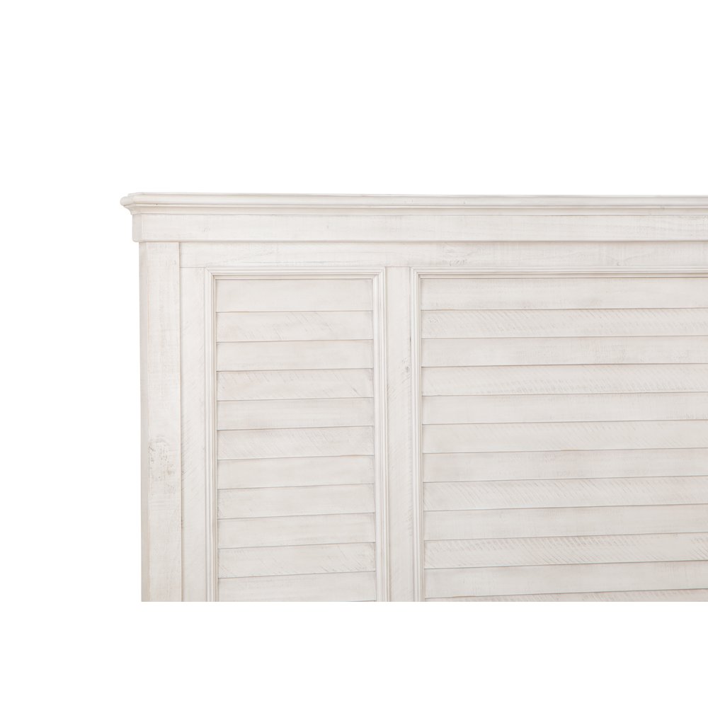 Newport Alabaster California King Shutter Panel Bed